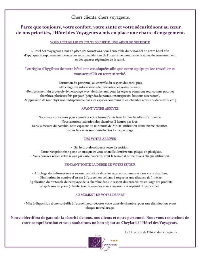 Hotel-Restaurant Des Voyageurs Le Cheylard Εξωτερικό φωτογραφία